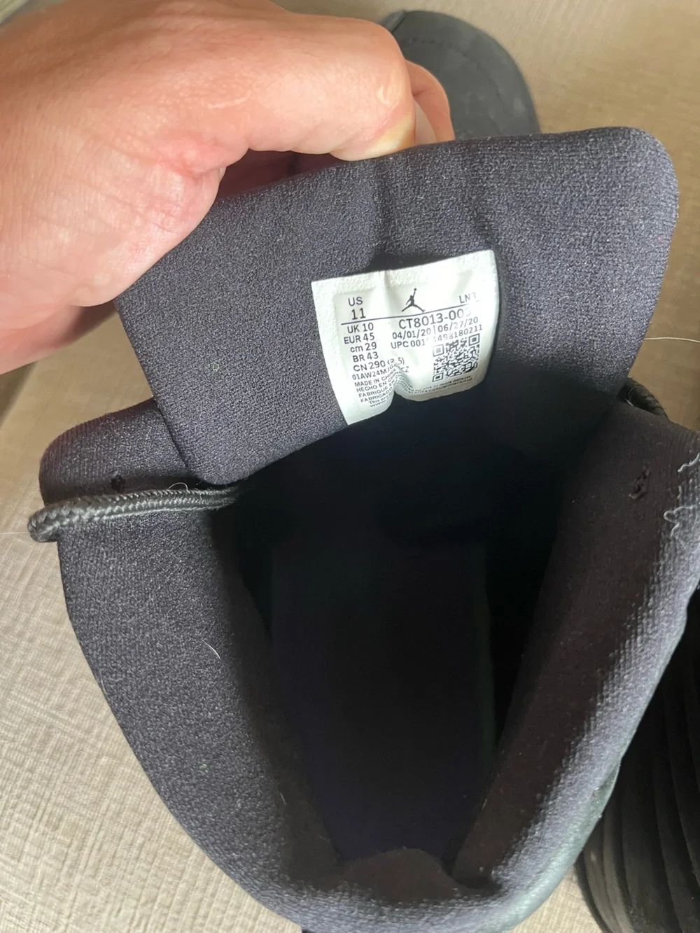 Air Jordan 12 Retro Dark Concord *Rare Size 11 No Box Authentic